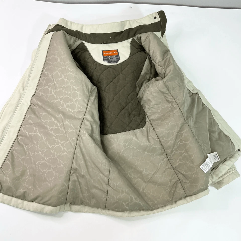 Merrell с капюшоном пальто женщин средний кремовый с подкладкой переключения акцент Opti-Shell Opti теплый - Изображение 2 из 4