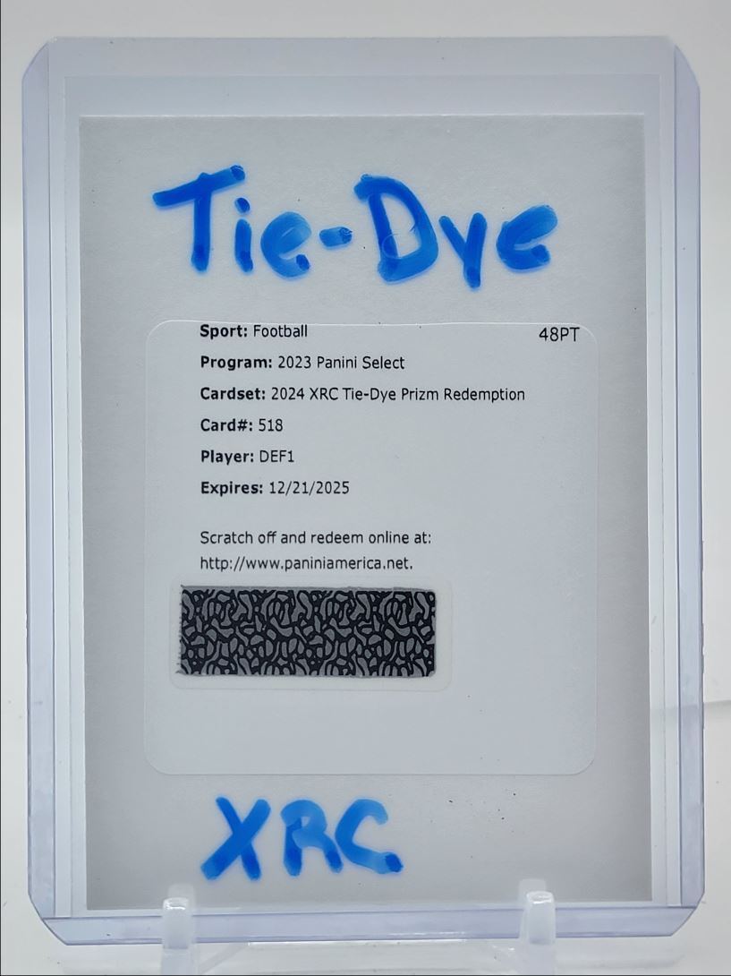 LAIATU LATU 2023 SELECT 2024 XRC TIE DYE REDEMPTION ROOKIE RC /25 Q2880