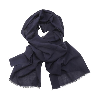 7319AT sciarpa uomo NO BRAND man scarf blue