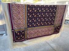 Block Print Full Queen Cotton Bedspread Cover...