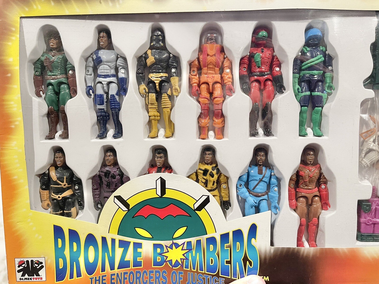 VINTAGE TOY HOLY GRAIL!! 1997 Olmec Bronze Bombers Complete Collection