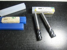 Lot of 2 IMCO POW-R-FEED 11.75mmx12x20x80 4fl carbide end mills RD COND DESC 
