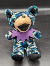Vintage Ripple Grateful Dead Bean Bear With Tags Collectible Liquid blue 1998