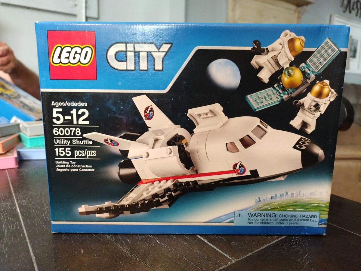 LEGO CITY 60078 Utility Space Shuttle RETIRED, BOX HAS TARES