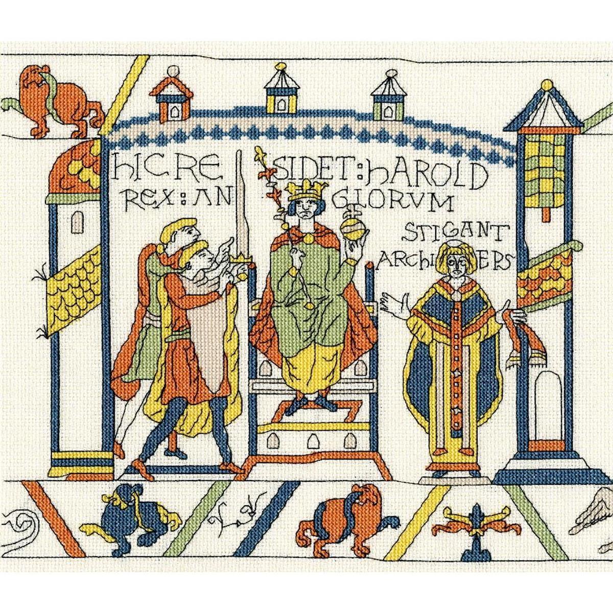 Bothy Threads counted cross stitch Kit ""The Coronation"", 30x26cm, XBT1