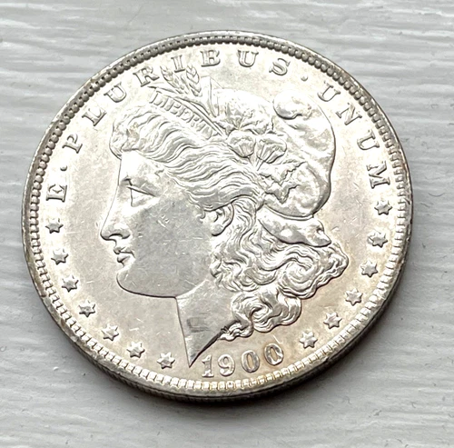 1900-P MORGAN SILVER DOLLAR AU
