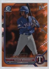 2022 Bowman Chrome Sapphire Edition Prospects Orange 29/75 Yeison Morrobel 0tk7