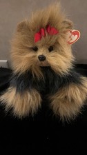 Vtg 1990 Ty Standing Plush Yorkshire Terrier Yappie Yorkie 14 Lifelike