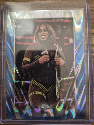 Topps 2026 Chrome WWE Naomi Serial Numbered Card #156 RAW