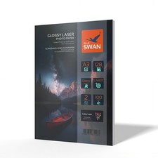 A3 Laser Photo Paper Glossy 128gsm 100 Sheets - Double Sided Printable, Heat...