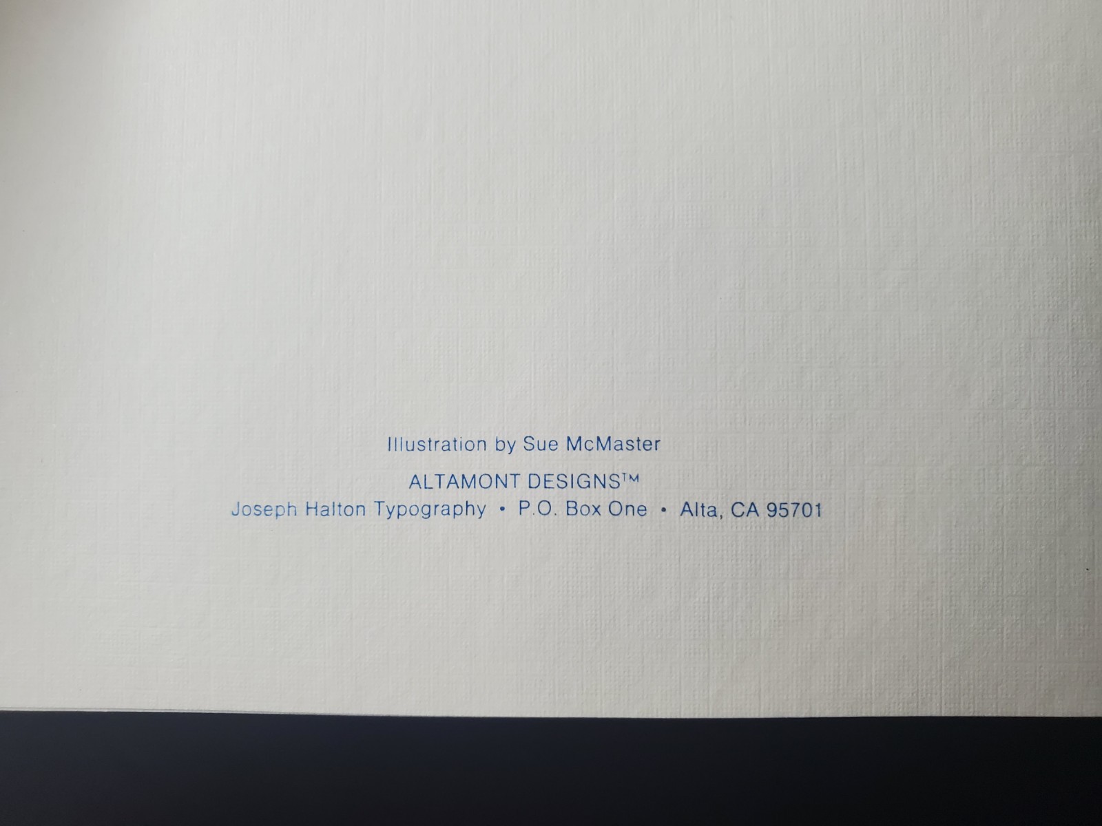 Vtg Altamont Unicorn Embossed Boxed Stationery Set 10 Count Sue McMaster UNUSED