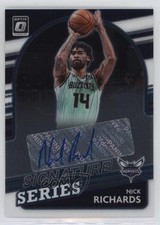 2021-22 Panini Donruss Optic Signature Series Nick Richards #SS-NRS Auto 1d4
