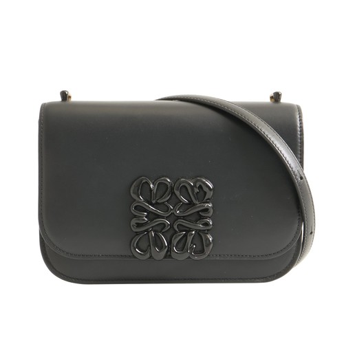 LOEWE Small Goya Shoulder Bag Black Calfskin Leather A896N09X15
