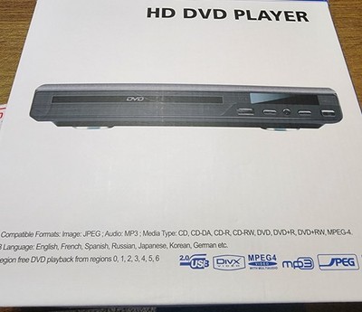 NIB HD DVD Player With Remote CD, CD-DA, CD-R, CD-RW, DVD+RW MPEG-4