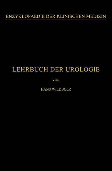 Hans Wildbolz | Lehrbuch Der Urologie | Taschenbuch | Deutsch | Viii | Springer-image