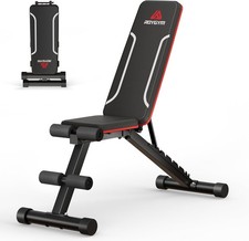 Panca Palestra Pieghevole, Panca Piana con schienale regolabile.