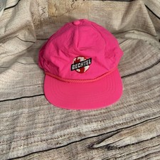 Vintage Bechtel Pink Baseball Cap Hat
