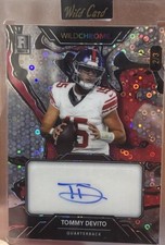 Tommy Devito Wild Card Chrome Auto 2/3 Rookie Card. rookie card picture
