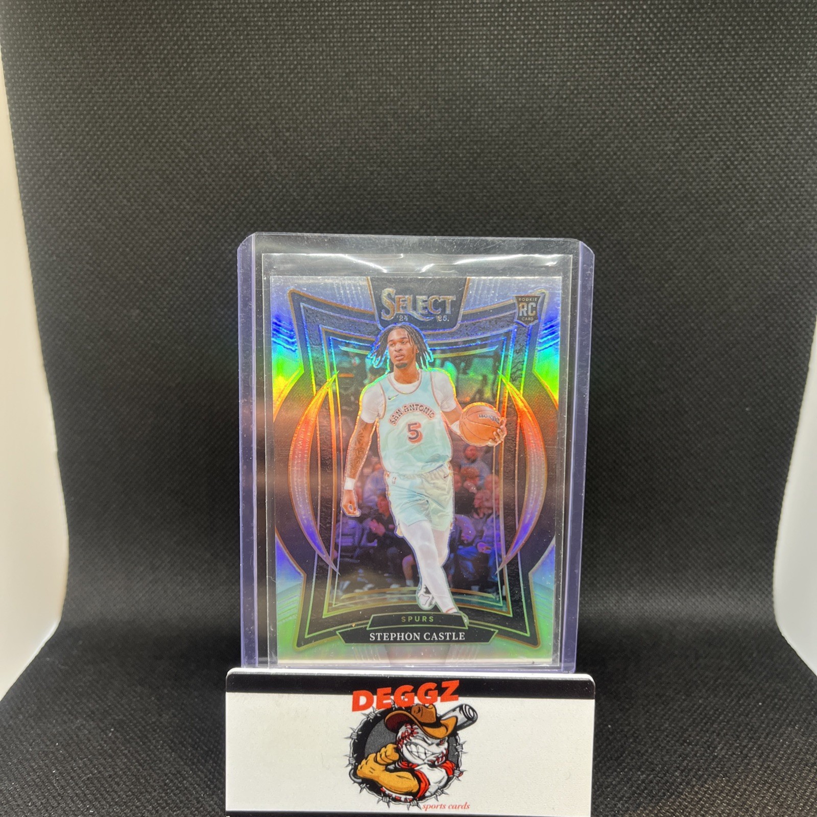 2024-25 Panini Select - Concourse Stephon Castle #72 Silver Prizm (RC)