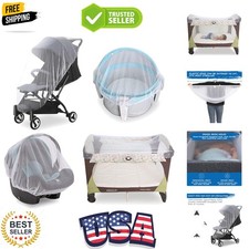 Baby Mosquito Net for Stroller, Reusable Bug Net for Stroller, Playards, Pack...