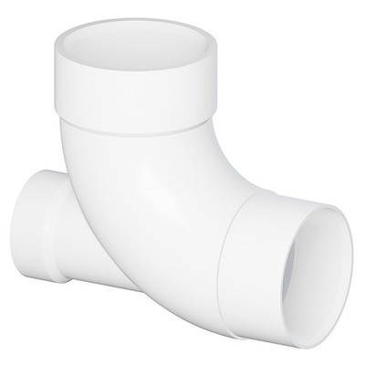 PPG 55688W for PlumbMaster 3 X 3 X 2 Hub X Hub X Hub Pvc Sch 40 Low Heel Inle