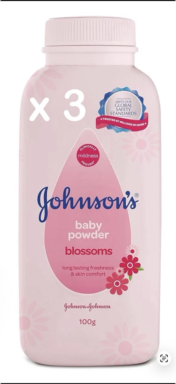 🌸lot of 3 - Johnson & Johnson Baby Powder Blossoms 100g | 3.527 oz NEW SEALED🌸
Opens in a new wind