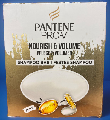 Pantene Nourish & Volume Shampoo Bar mit Pro-Vitaminen, Miracle Shampoo Bar