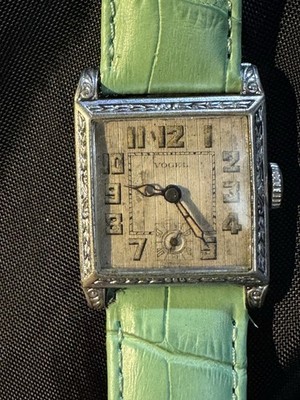 Vogel Watch Co - Paul Bernard Vogel 1920 s Art Deco Watch - Extremely Rare -