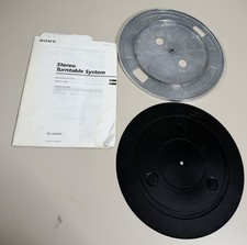 Sony PS-LX250H Turntable Replacement Record Player Metal Platter, Rubber Mat