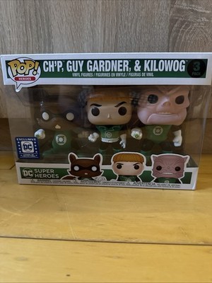 Funko Pop! DC Super Heroes 3er Pack Ch'p Guy Gardner Kilowog Green Lanterns OVP