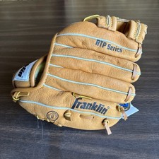 FRANKLIN RTP SERIES 10  LEFTY BASEBALL GLOVE LHT 4634TNL-10 LEATHER NEW NOS