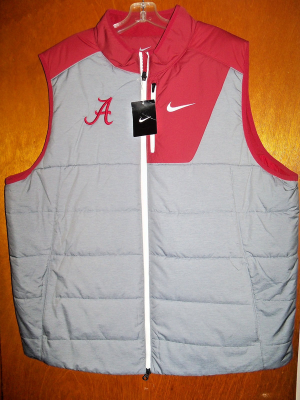 VTG Nike Alabama Crimson Tide Football Baseball Vest Jacket BRAND NEW WITH TAG!
