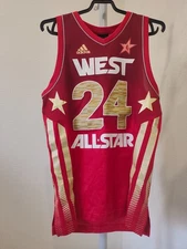 Kobe Bryant All Star 2012 West #24 Adidas Legit Jersey Vintage size S