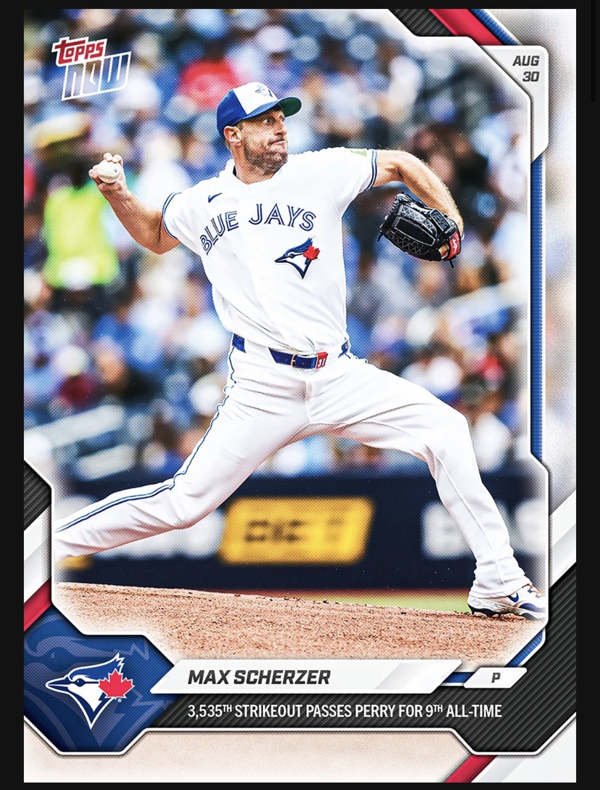 *PRE SALE* Max Scherzer - 2026 MLB Topps NOW® - Card 618