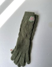 Diesel long mohair wool blend knitted girls gloves 3-8 years