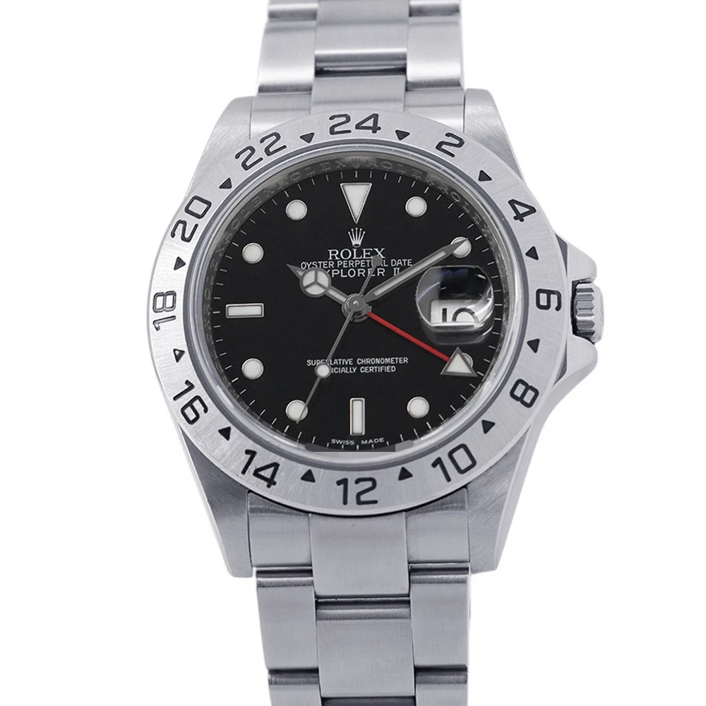 Rolex — ROLEX Explorer II 40mm Stainless Steel Black Dial 16570