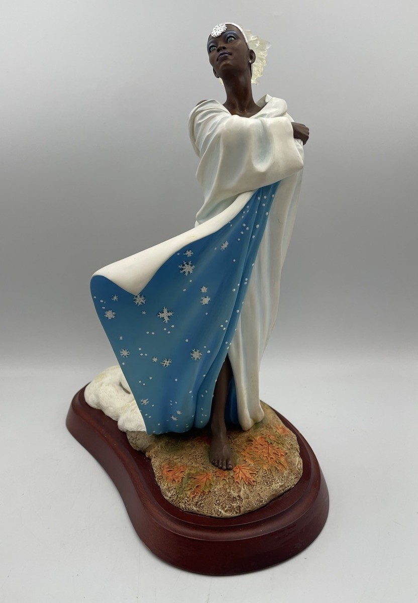 イマン ポワージュ セット Thomas Blackshear Ebony Visions Winter 2002 Members Only Figurine