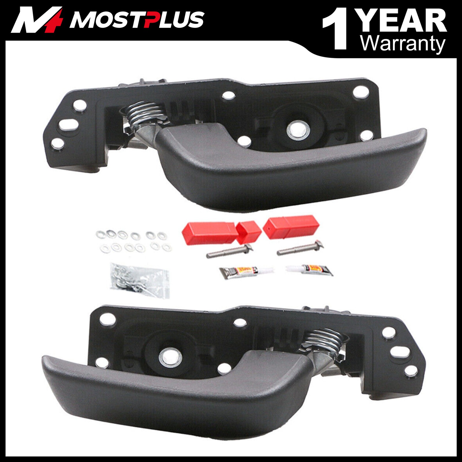 Pair Left Right Inside Door Handle For 2007-2013 Chevy Silverado GMC Sierra 1500