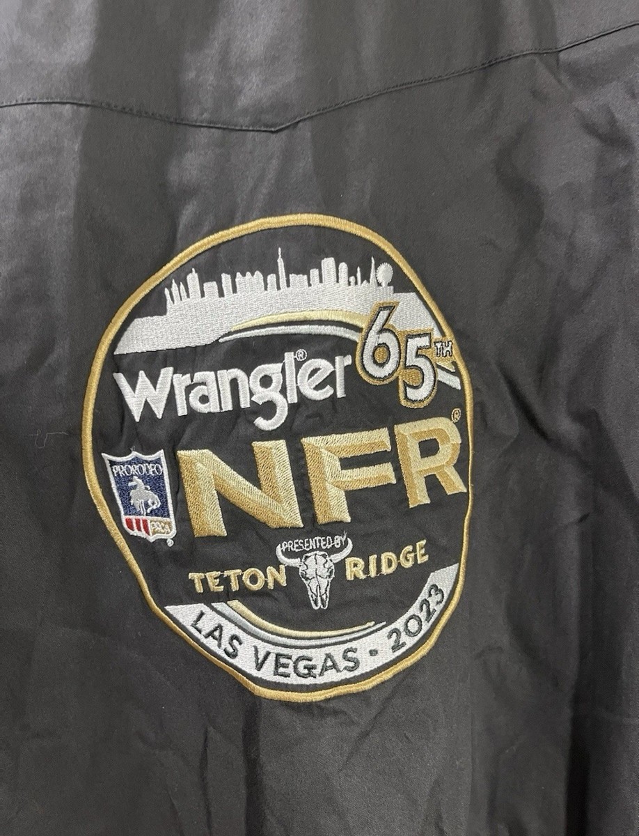 Wrangler NFR Rodeo Shirt 2023 National Finals Las Vegas Button Up Long  Sleeve XL