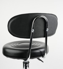 Rolling Tattoo Chair w/Wheels Adjustable Tattoo Facial Massage Spa Salon Black