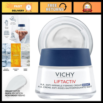 Anti-Aging Night Cream for Face - LiftActiv Supreme, 1.69oz, Hydrating & Firming