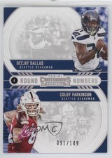 2020 Contenders Round Numbers Silver 91/149 Colby Parkinson DeeJay Dallas z6b