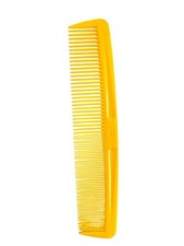 Vintage Hair Comb 8.0 Yellow Wide Tight Teeth Teaser Unbreakable Goody