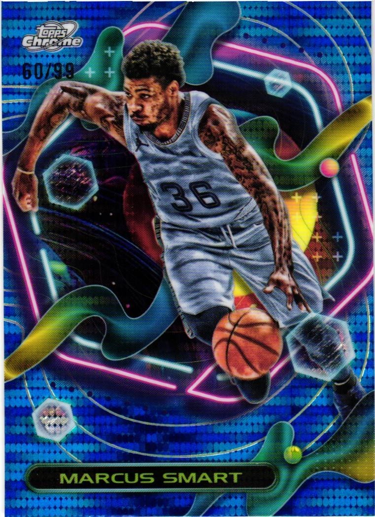 2023-24 Topps Cosmic Chrome - Marcus Smart #64 Blue Moon Refractor /99