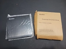 Rioddas DVD/CD Drive USB 3.0 Pop-up Mobile External BT638 Win/Linux/Mac 