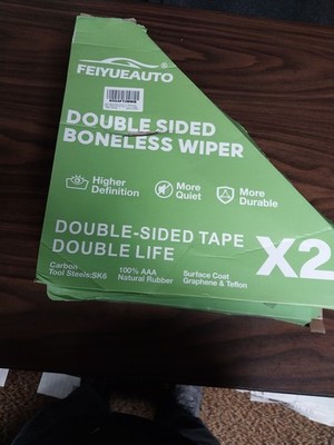 Wiper Blades 5-Sets 26in-20in Double Sided Boneless Wiper