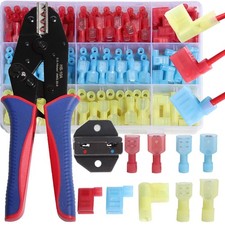Nylon Spade Connector Right Angle Kit 90 Degree Terminal Quick Disconnect End...