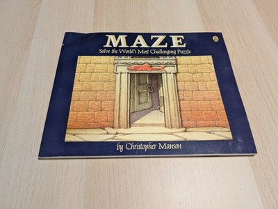 Maze Solve The Worlds Most Challenging Puzzle Christopher Manson Vintage Book