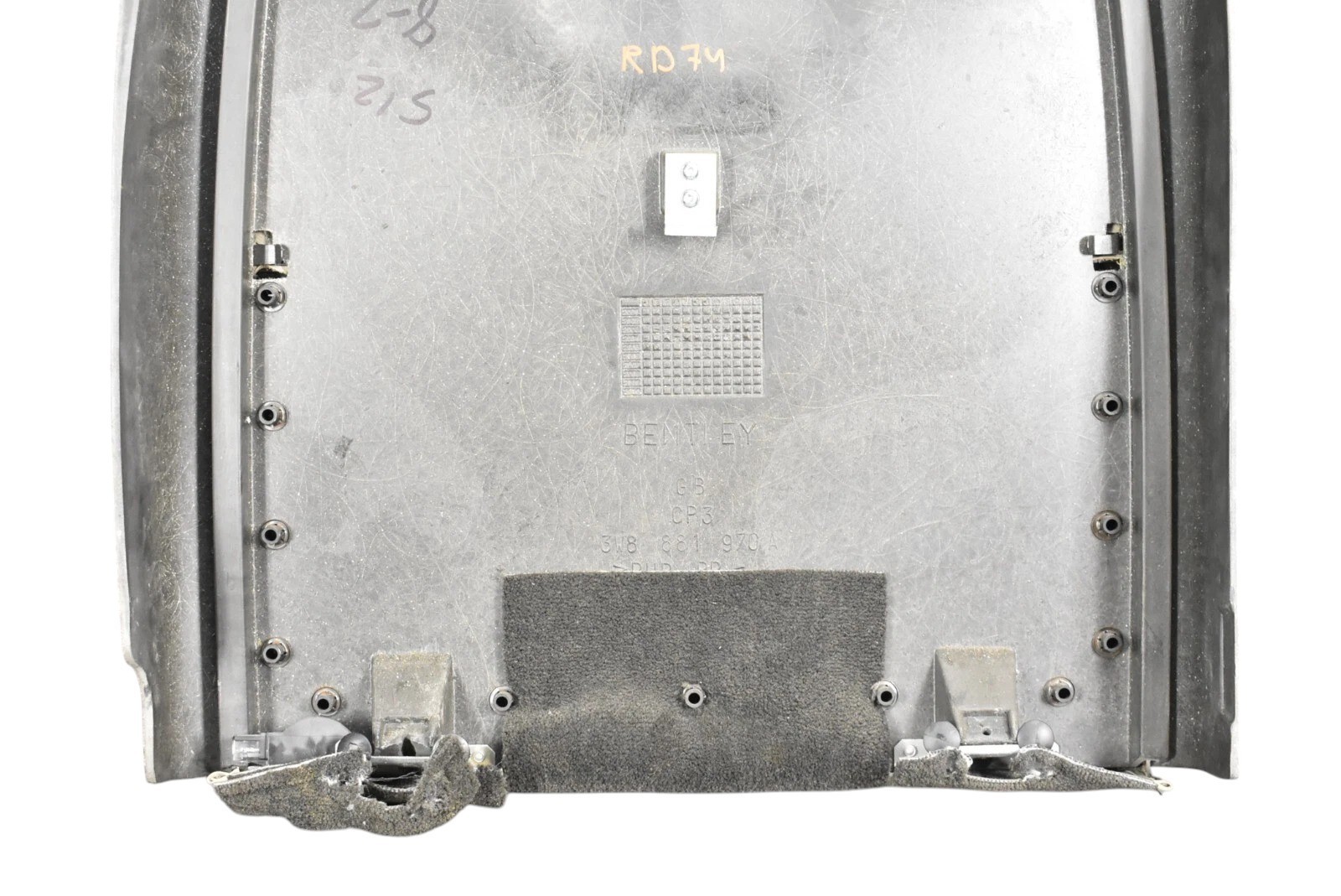 03-06 Bentley Continental GT Front Right Side Rear Pocket Back Rest Beige Oem