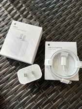 Original 20W Fast Charger for Airpods 2nd/3rd Gen Wireless Earbuds with Cable